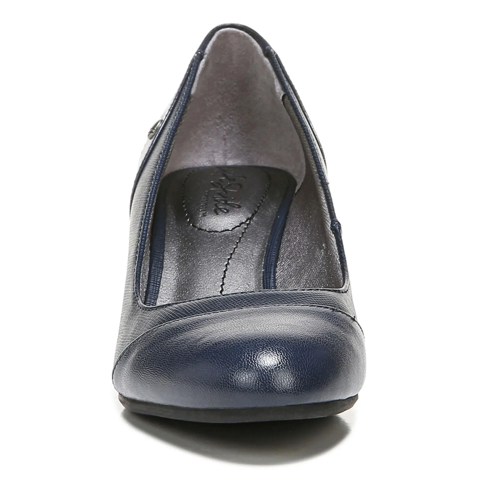 LifeStride Women's Dreams Wedge Pump, Classic Navy, 8 M US