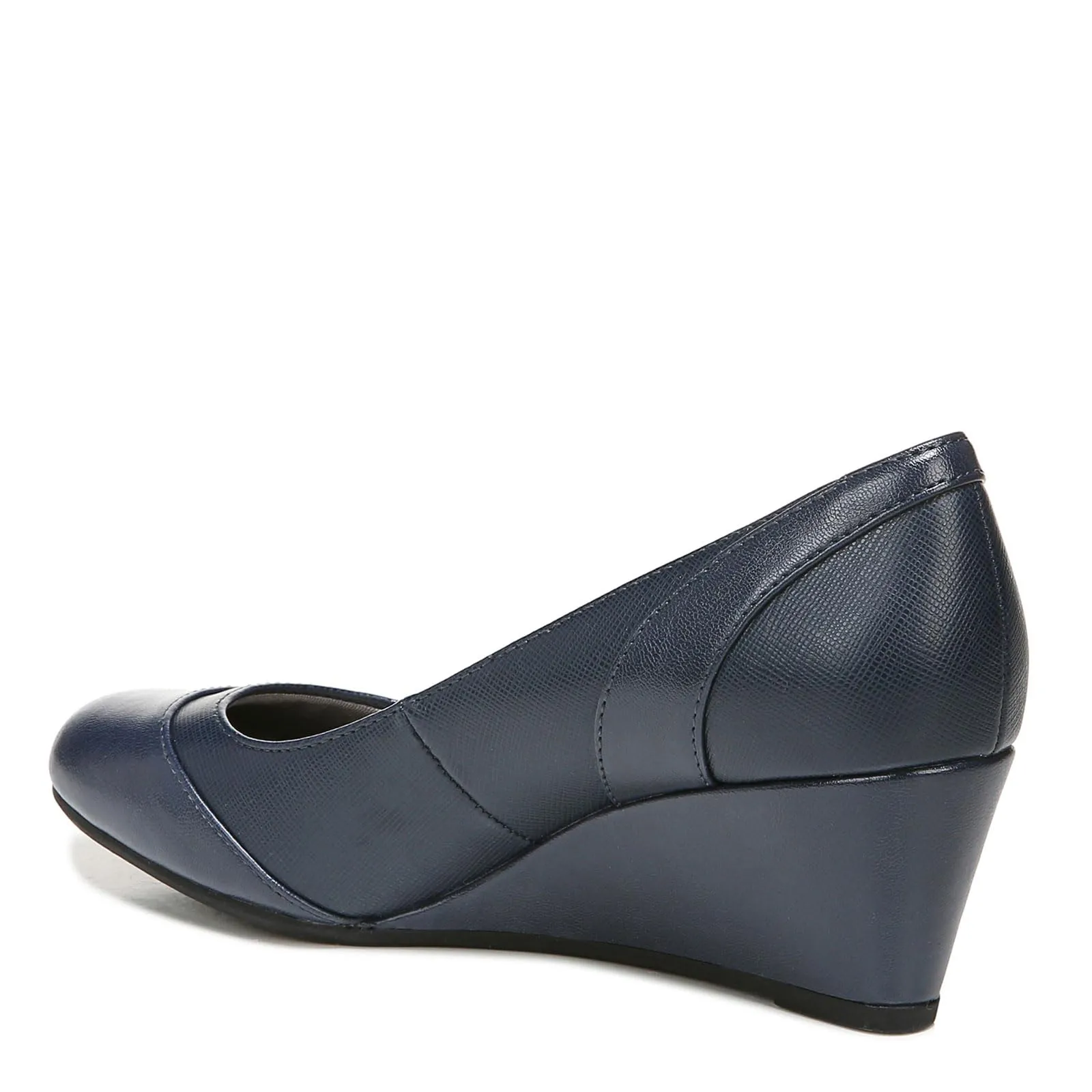 LifeStride Women's Dreams Wedge Pump, Classic Navy, 8 M US