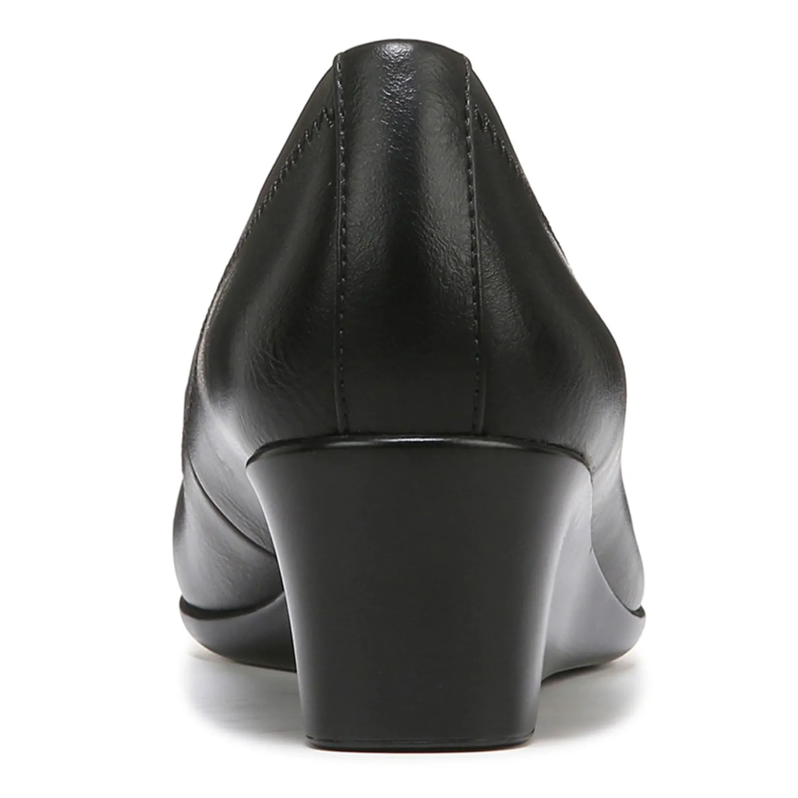 LifeStride Women's Groovy Wedge Pump, Black, 7 W US