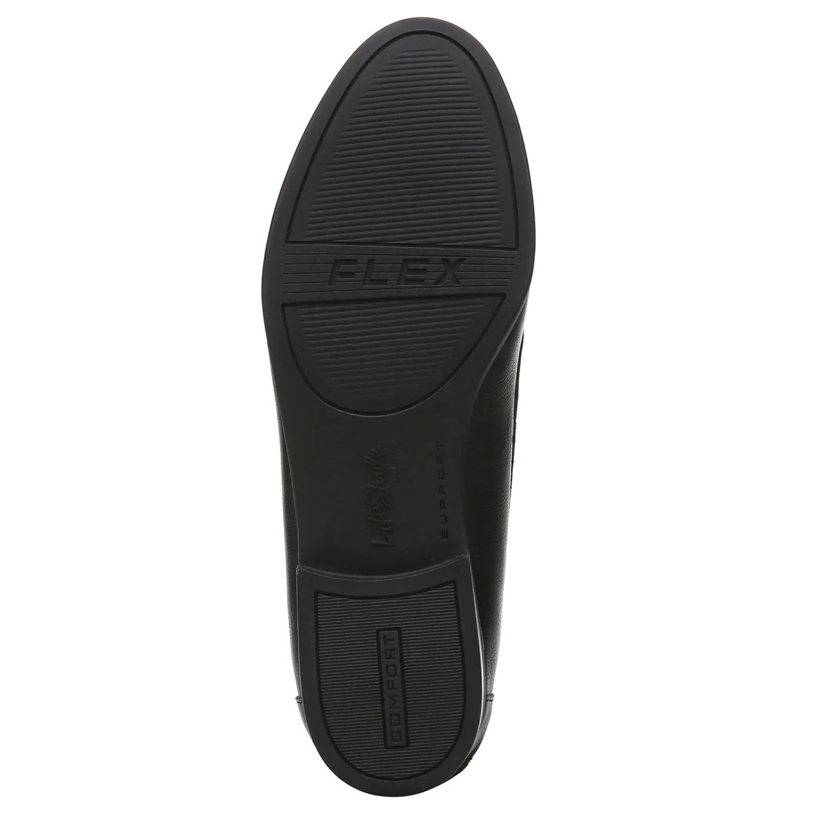 LifeStride womens Margot Loafer, Black, 7.5 US