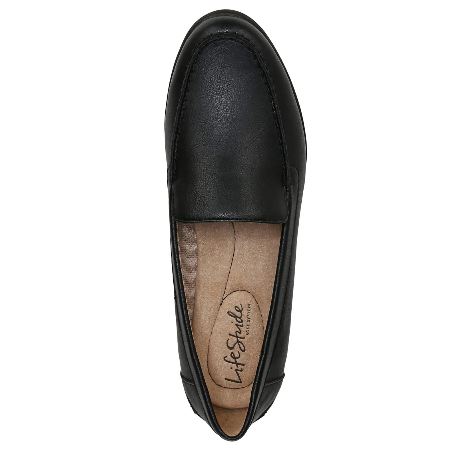 LifeStride womens Margot Loafer, Black, 7.5 US