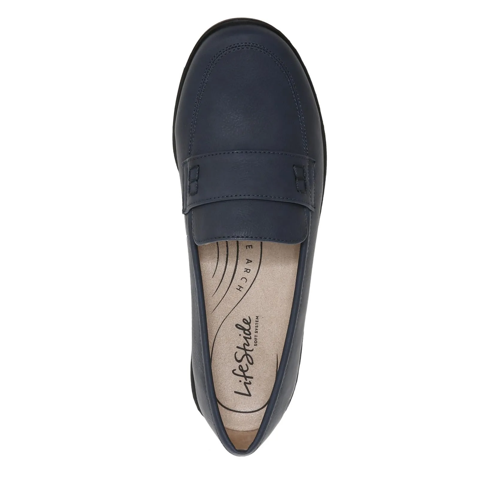 LifeStride Womens Nico Loafer Lux Navy 10 M