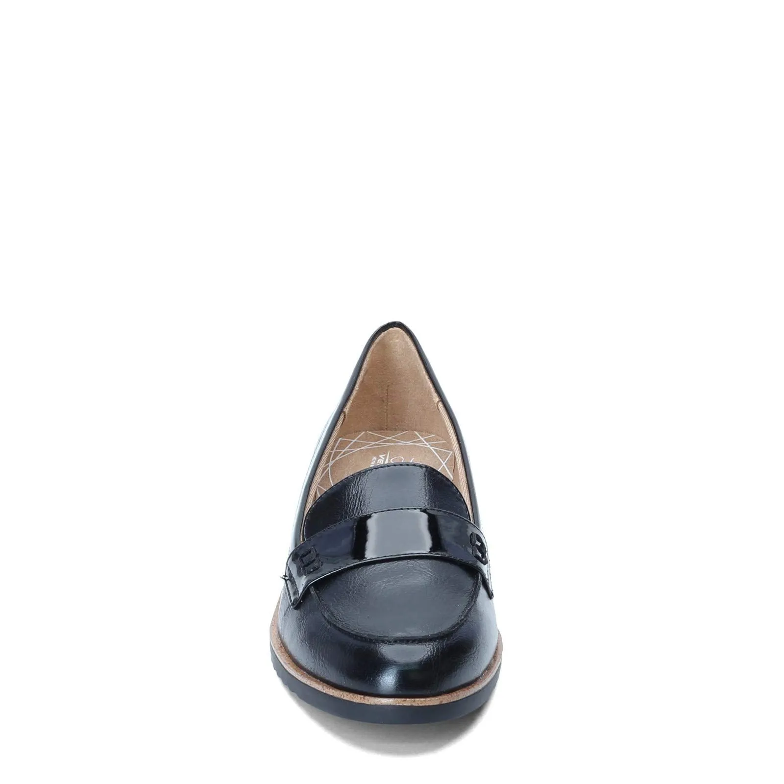 LifeStride Womens Zee Loafer, Black, 7.5 US