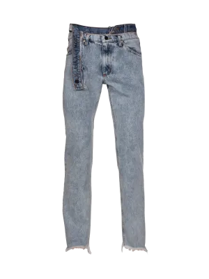 Light Wash Duo Jeans Talk Less. Act More.