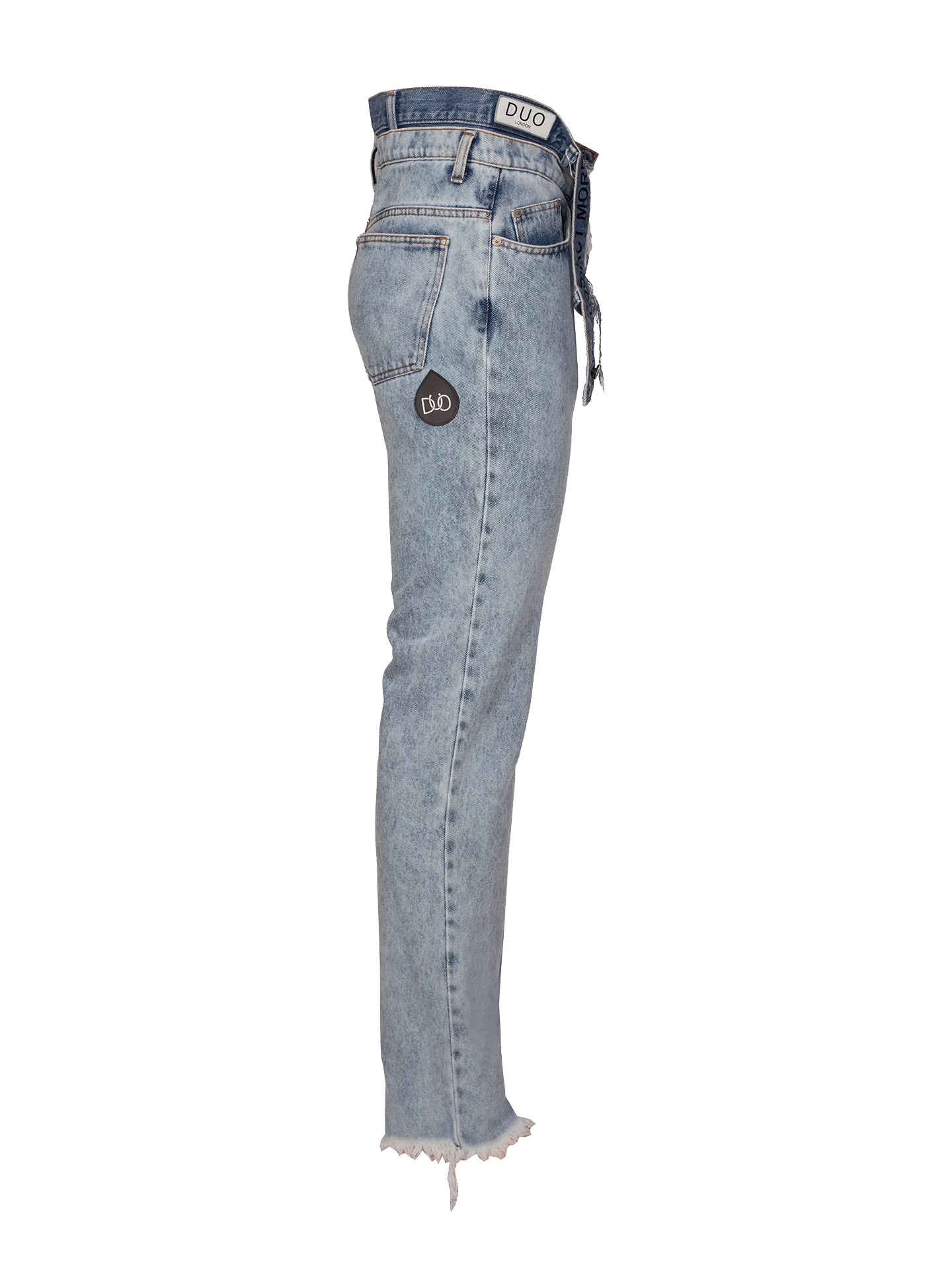 Light Wash Duo Jeans Talk Less. Act More.