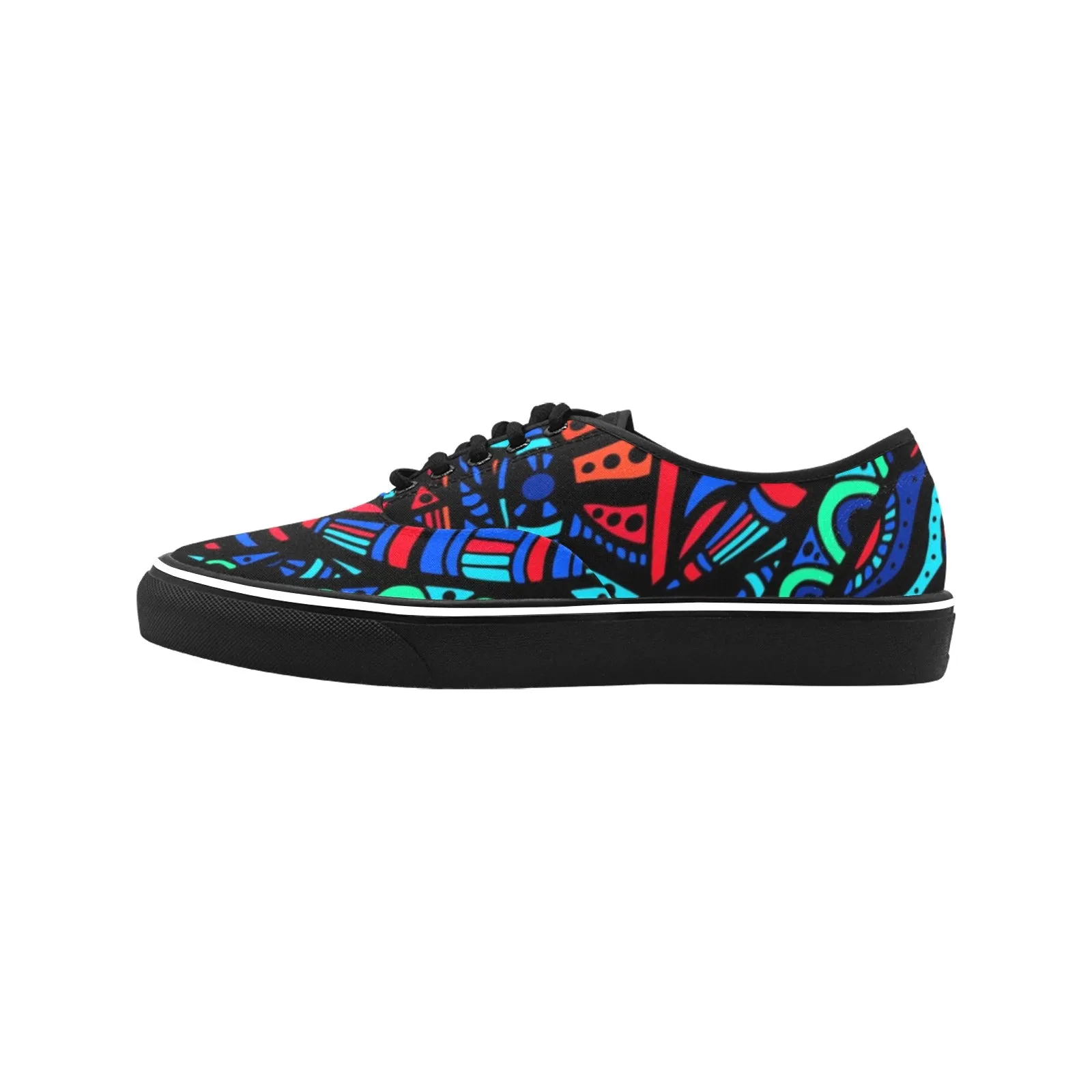 Lola African Print Women's Canvas Low Top Shoes