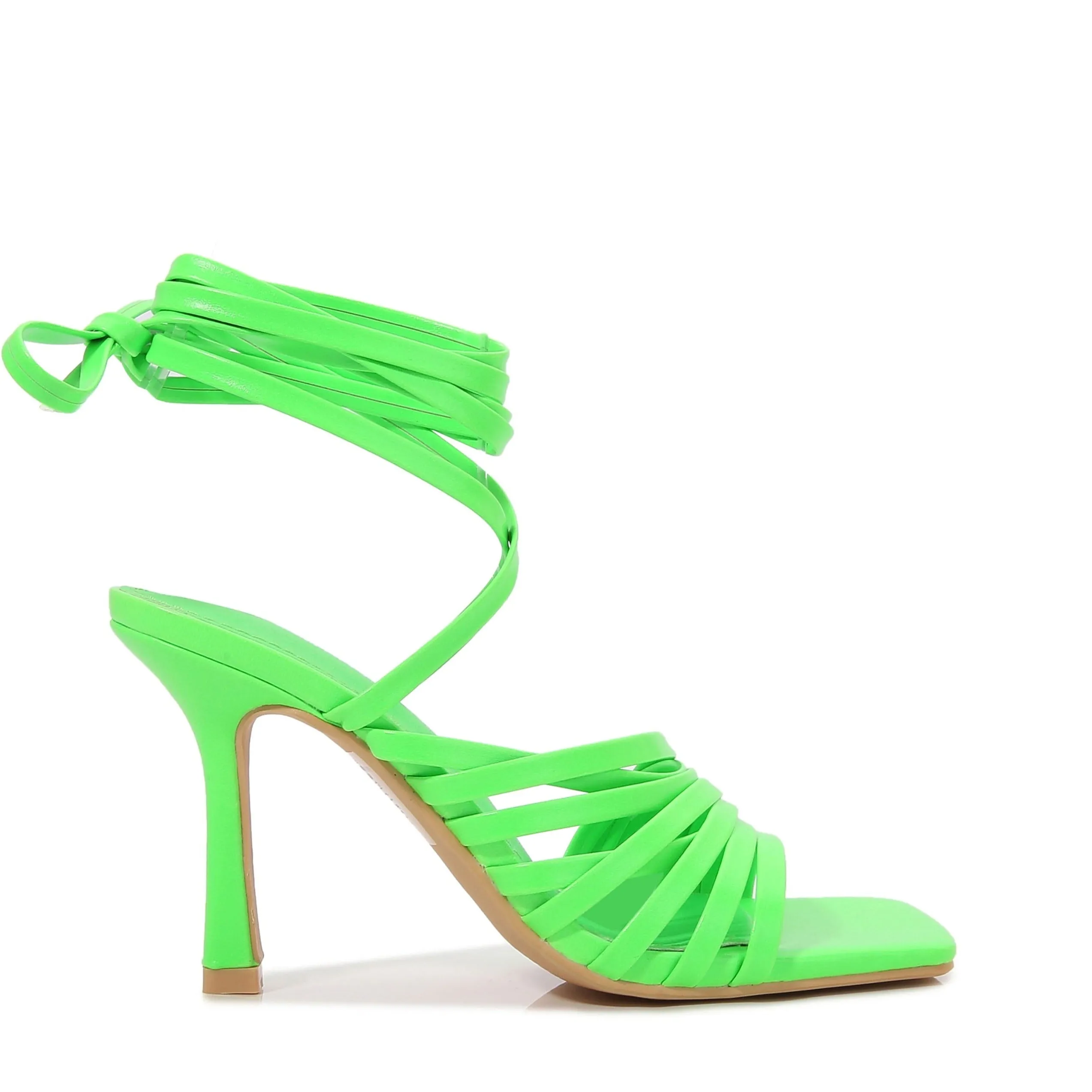 LONDON Green Faux Leather