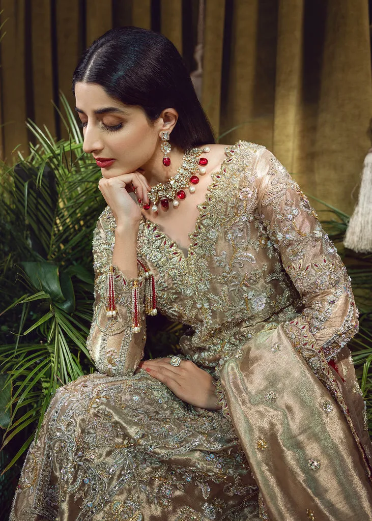 Long Shirt Red Sharara for Pakistani Wedding Dresses