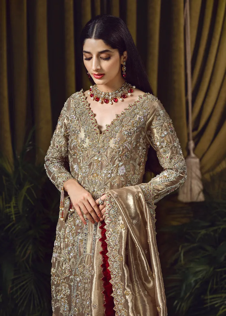 Long Shirt Red Sharara for Pakistani Wedding Dresses