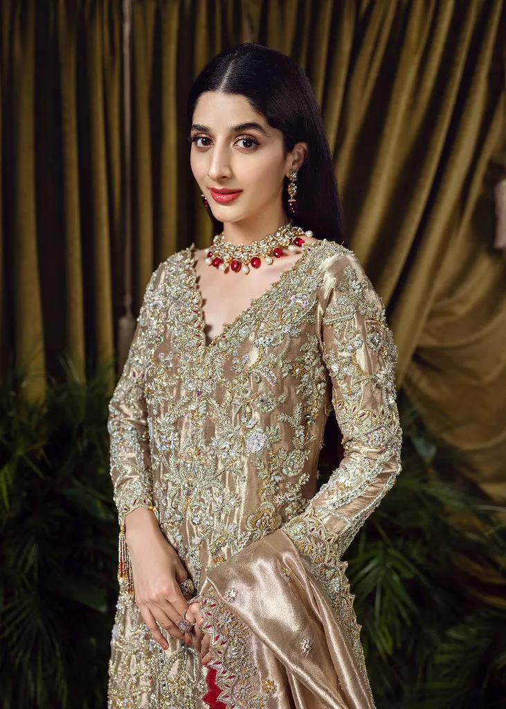 Long Shirt Red Sharara for Pakistani Wedding Dresses