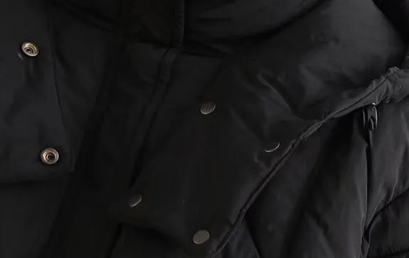 Long Sleeve Hooded Puffer Jacket