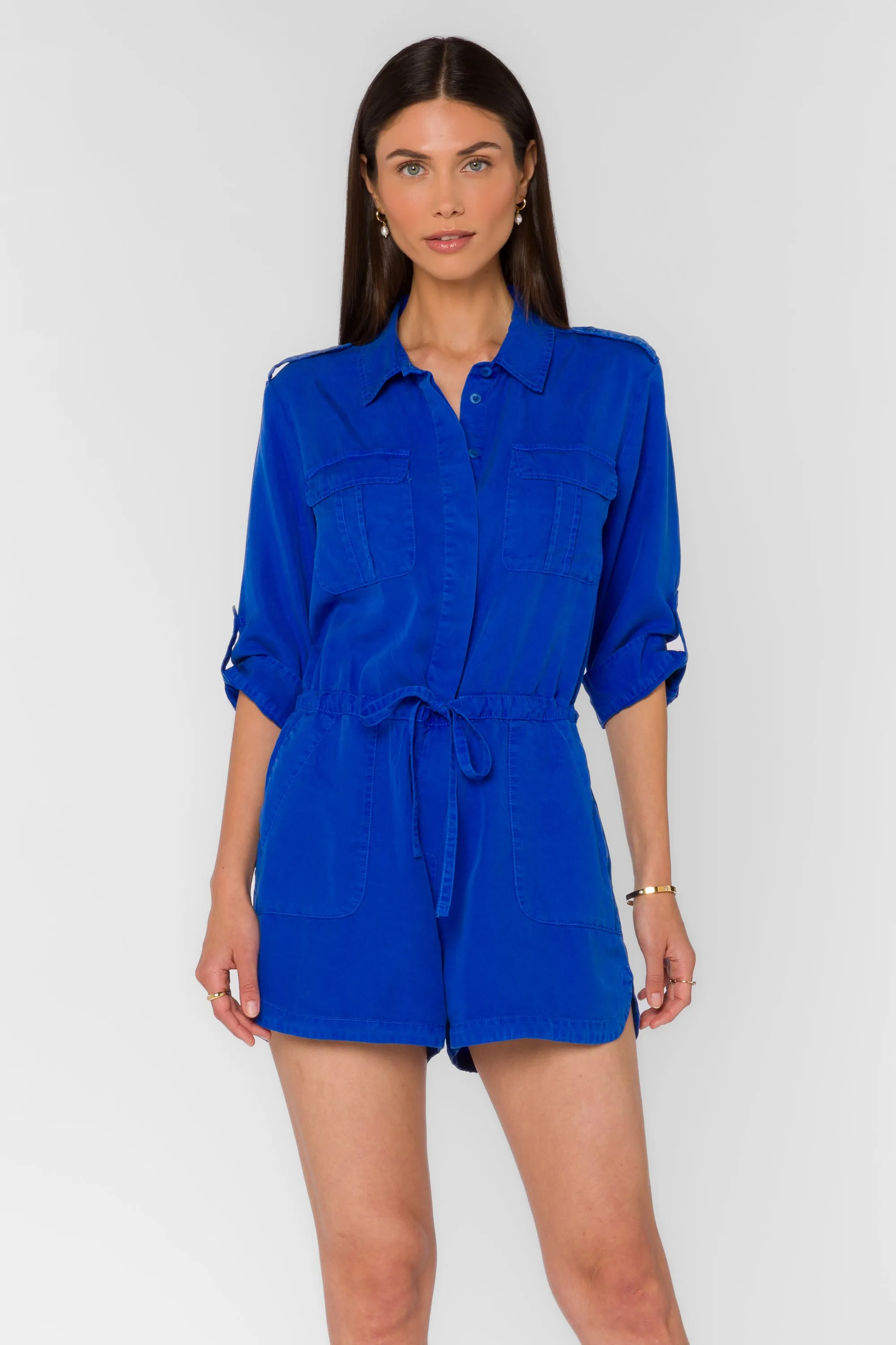 Luba Marine Blue Romper