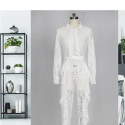 LUCY LACE Romper
