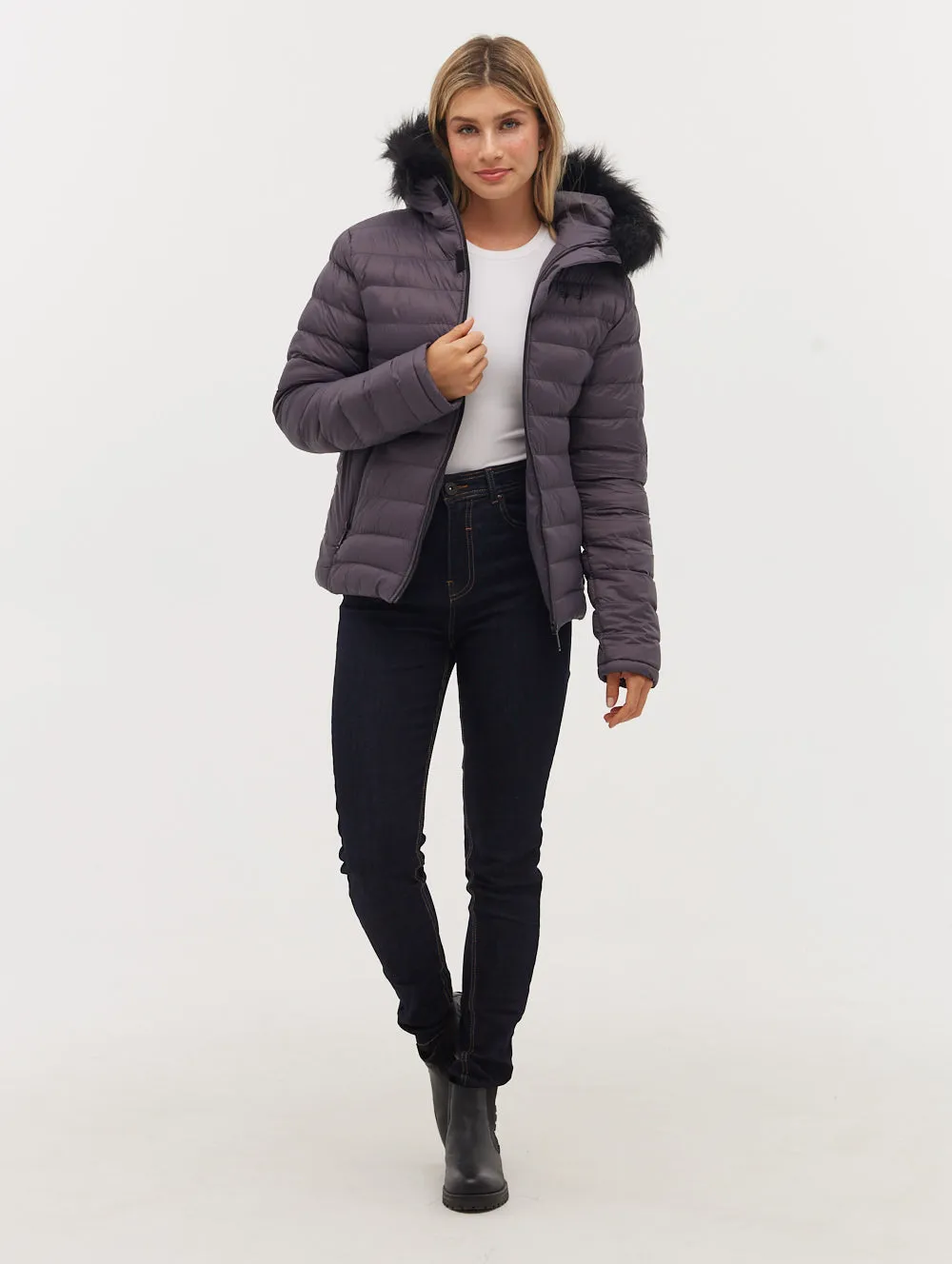 Ludlow Hooded Bomber Jacket