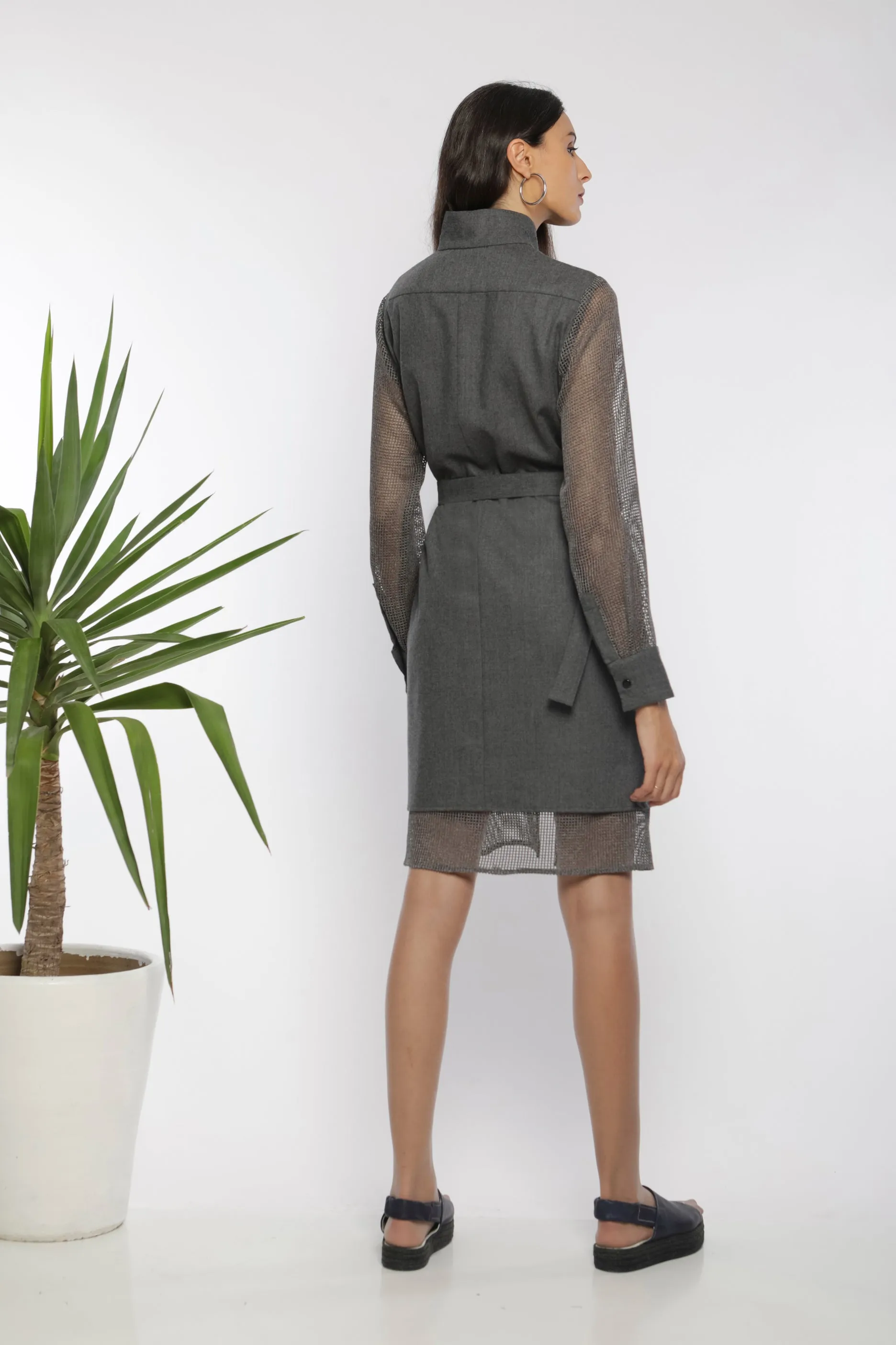Lunar eclipse shirt dress