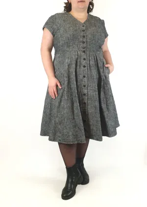 Made590 saski natural denim look cotton dress size 3X