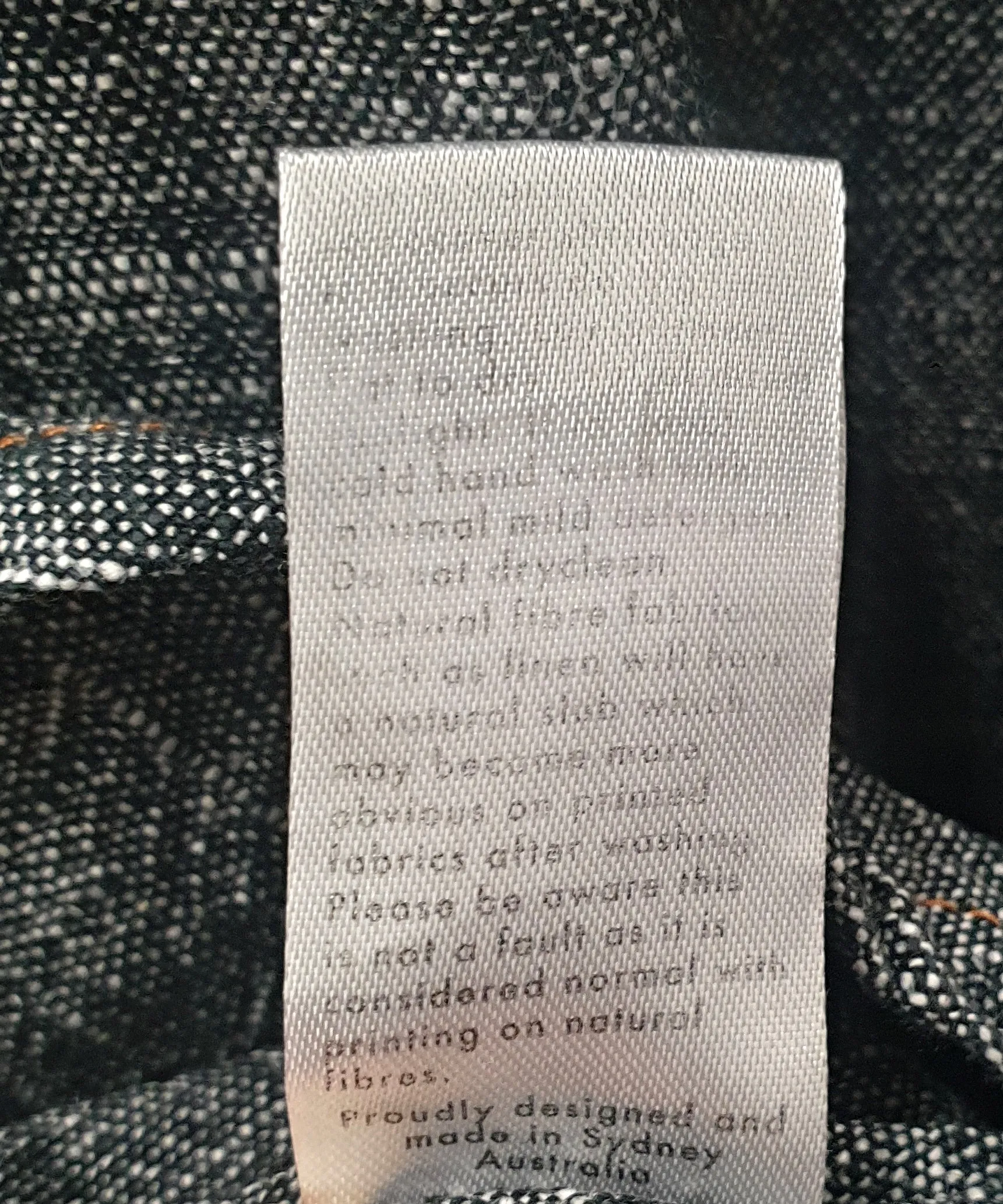 Made590 saski natural denim look cotton dress size 3X