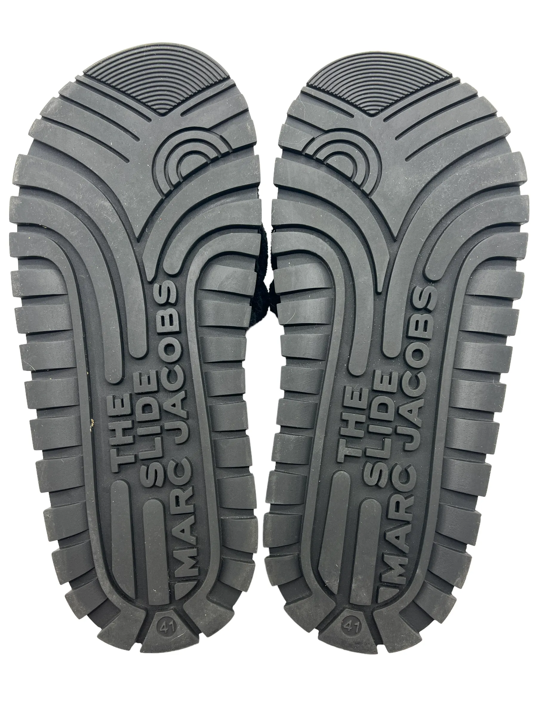 Marc Jacobs Black & White "The Slide" Size 41 Sandals