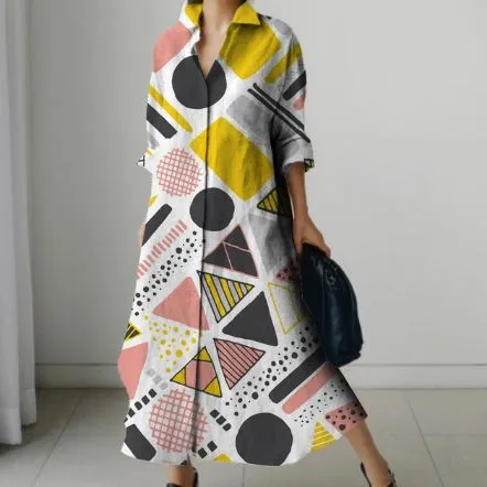 Martha - Elegant shirt dress for women