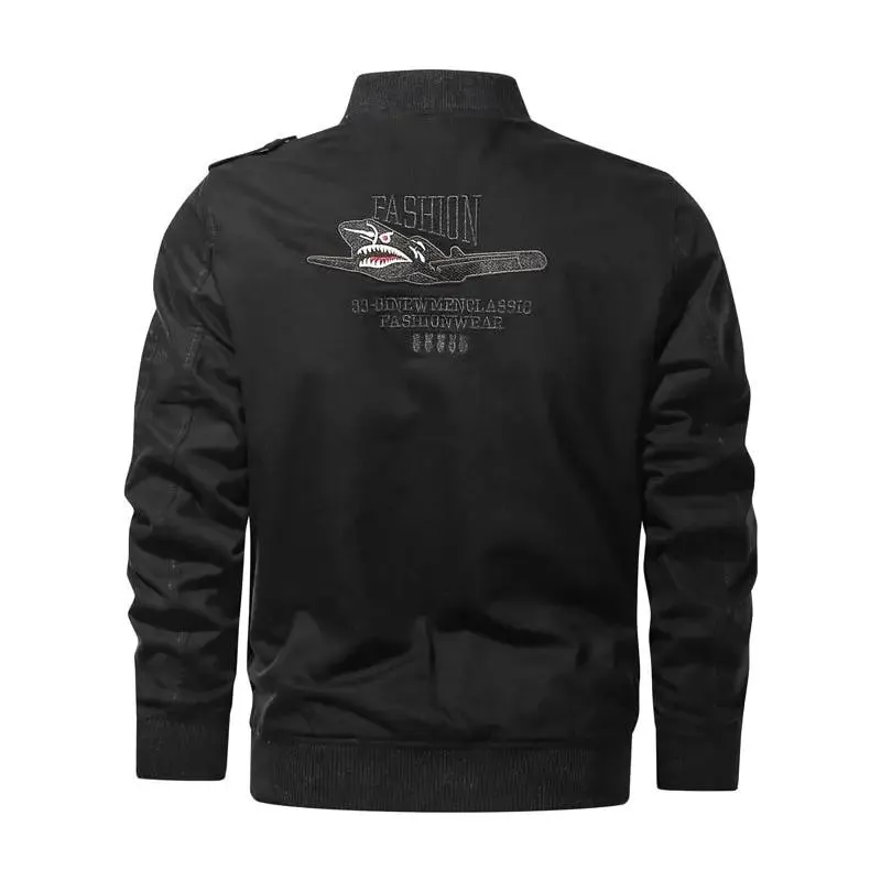 Men Air Force Pilot Combat Bomber Tactical Flight Jacket