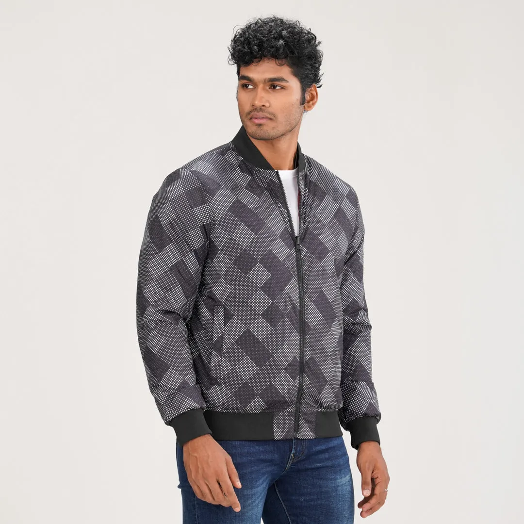 Mens Reversible Maroon Bomber