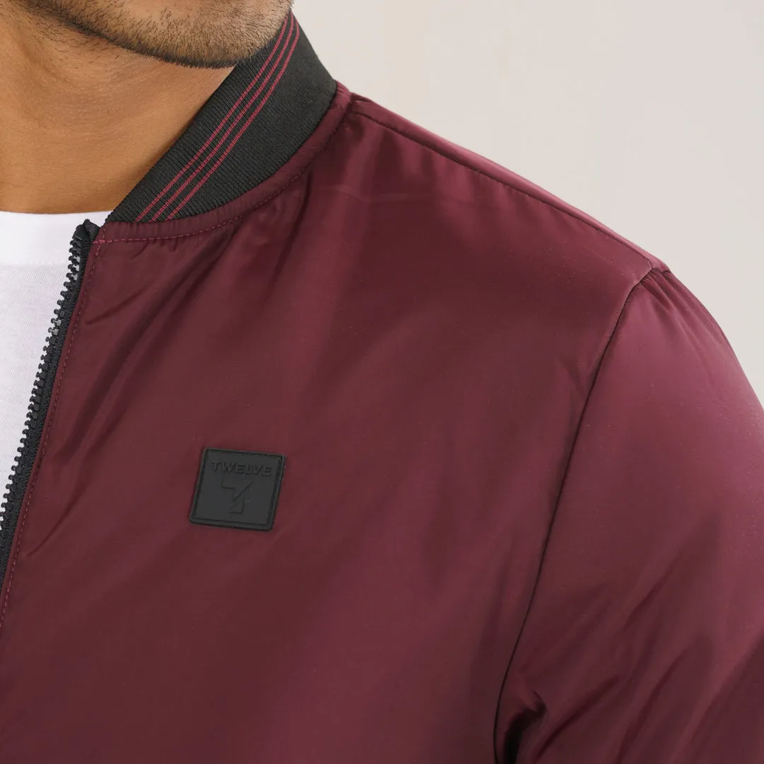 Mens Reversible Maroon Bomber