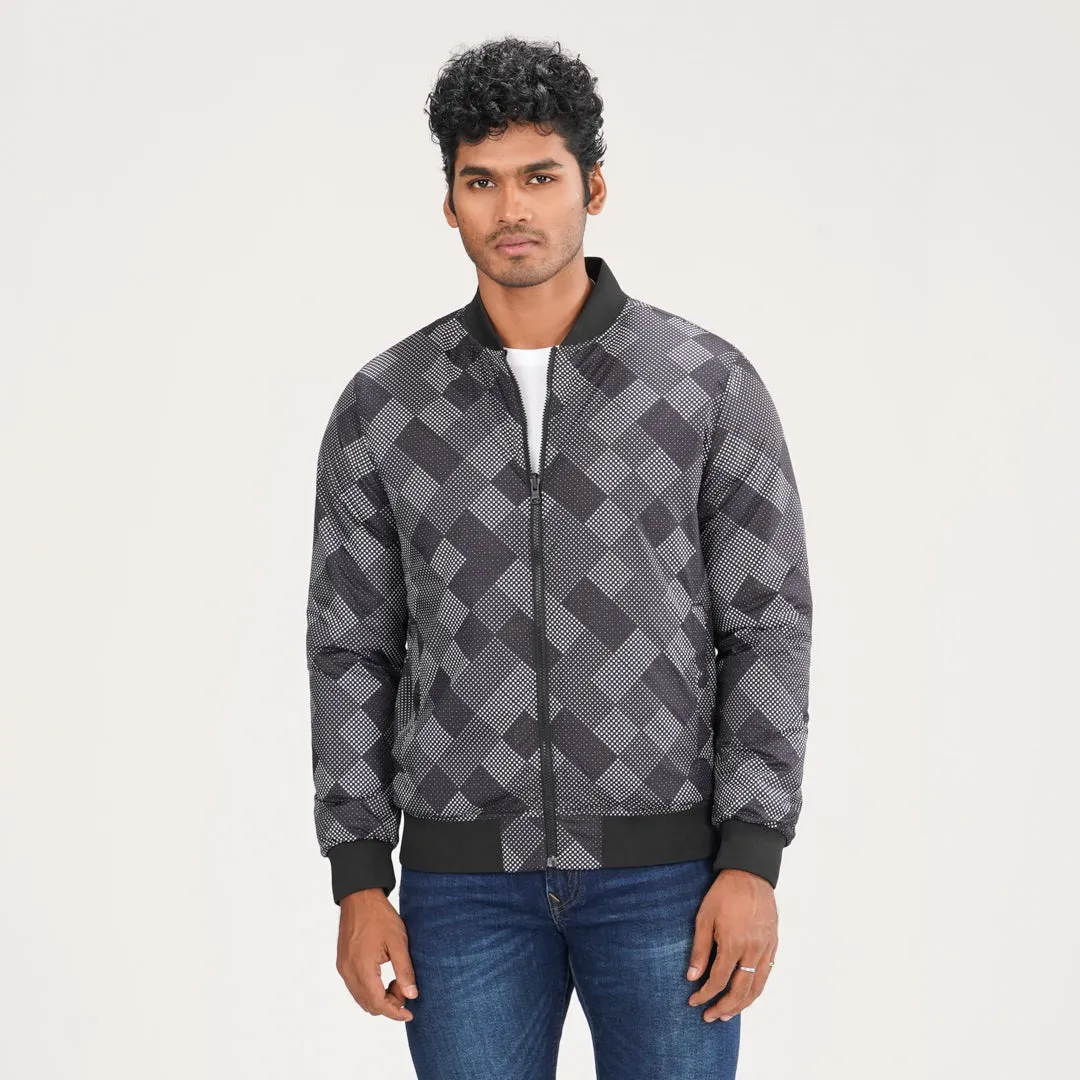 Mens Reversible Maroon Bomber