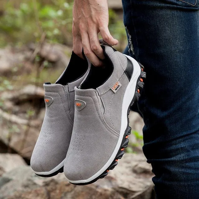 Men's Waterproof Athletic Casual Slip-On Hiking Outdoor Sneakers