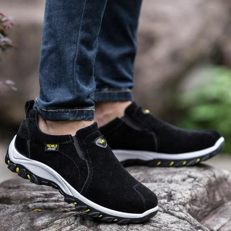 Men's Waterproof Athletic Casual Slip-On Hiking Outdoor Sneakers