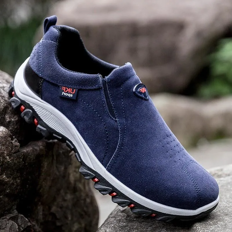 Men's Waterproof Athletic Casual Slip-On Hiking Outdoor Sneakers