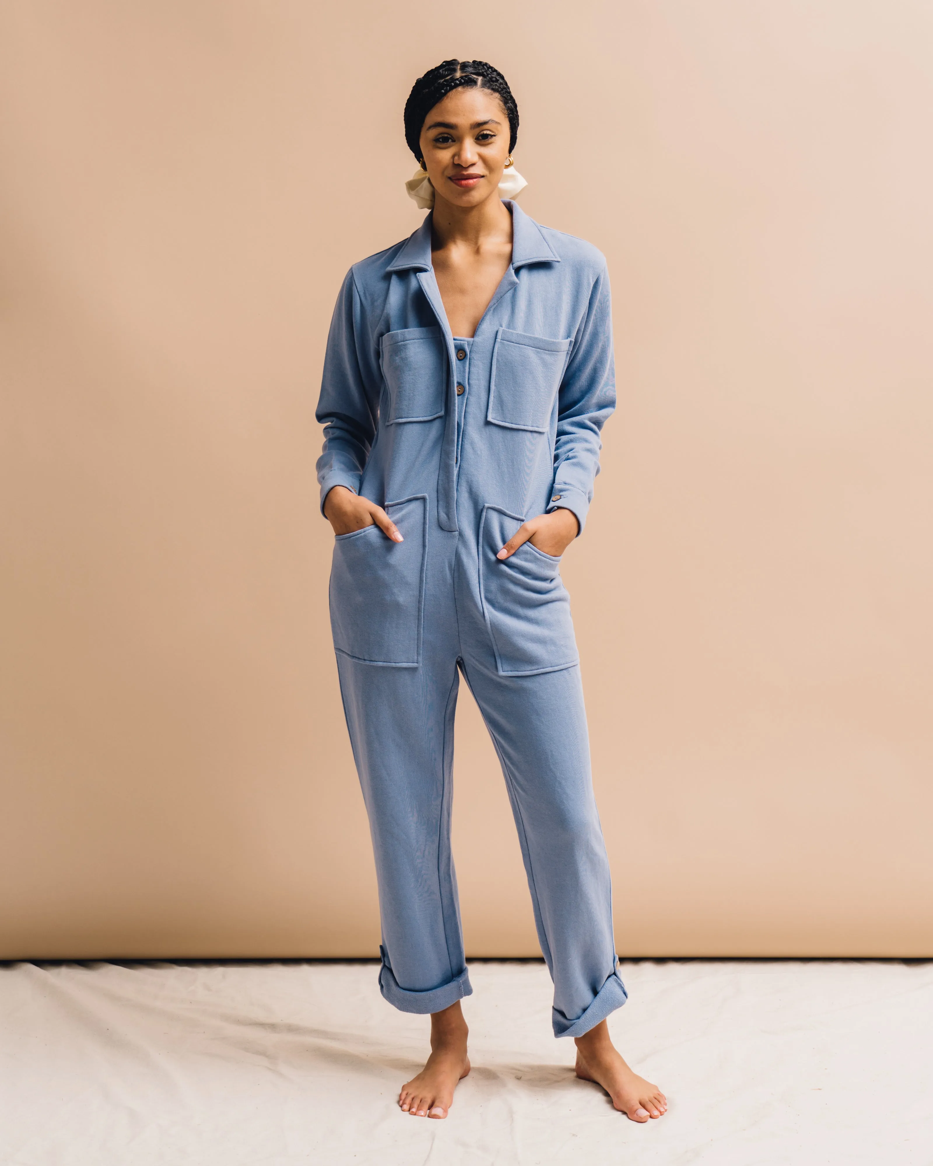 Miki Jumpsuit-Cielo