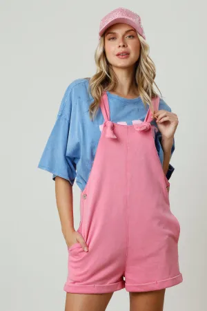 Mineral Washed French Terry Romper