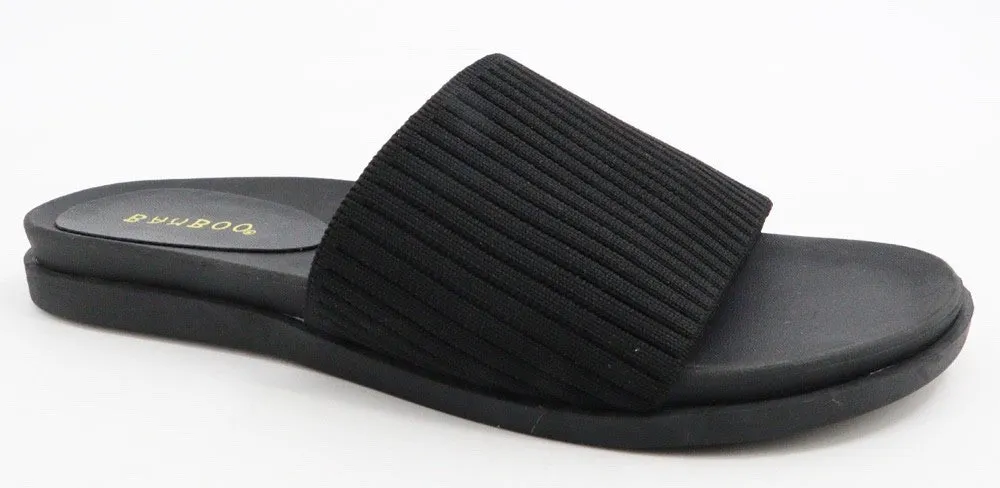 MISSION-92 Black Stretch Knit Vamp
