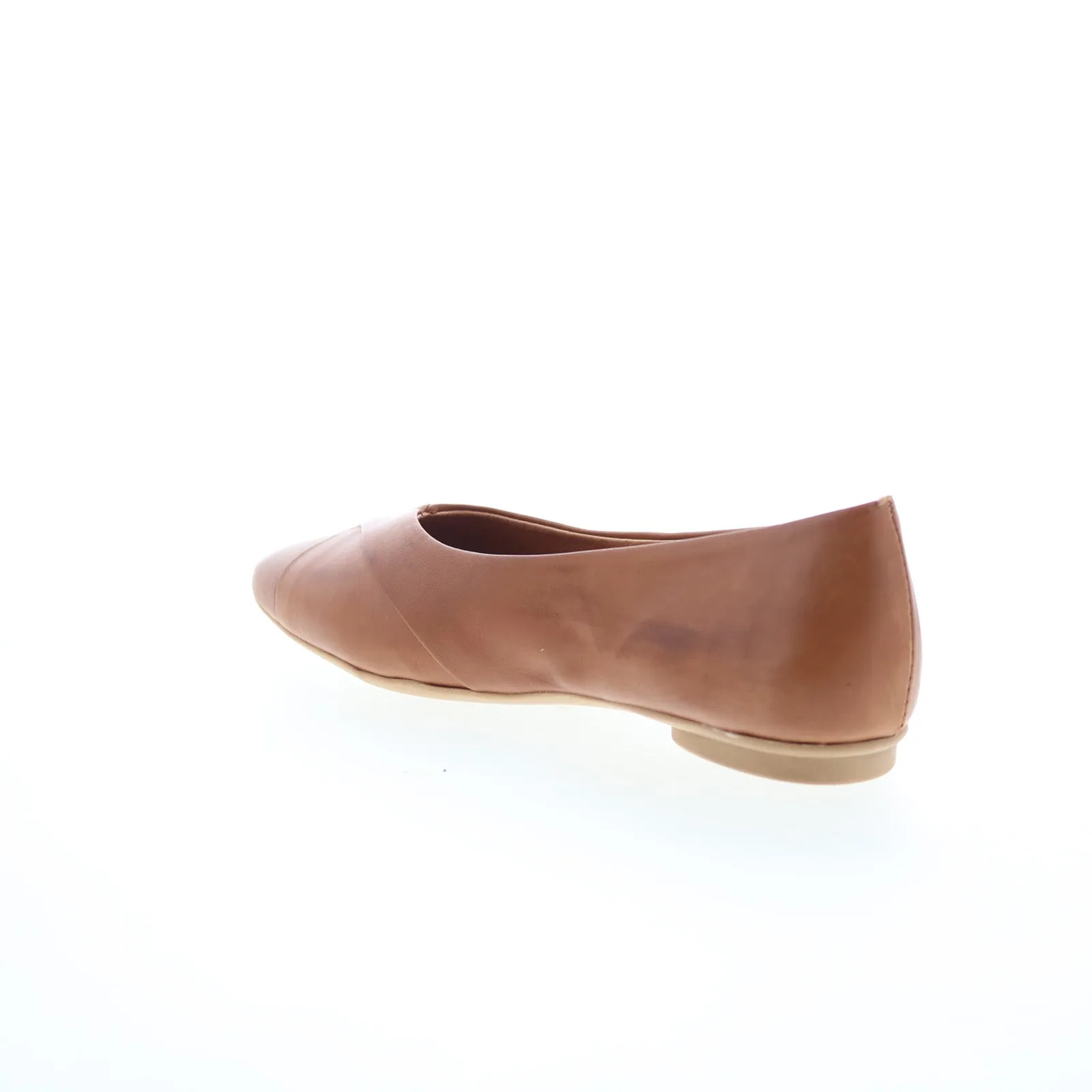 Miz Mooz Josefine Womens Brown Leather Slip On Loafer Flats Shoes