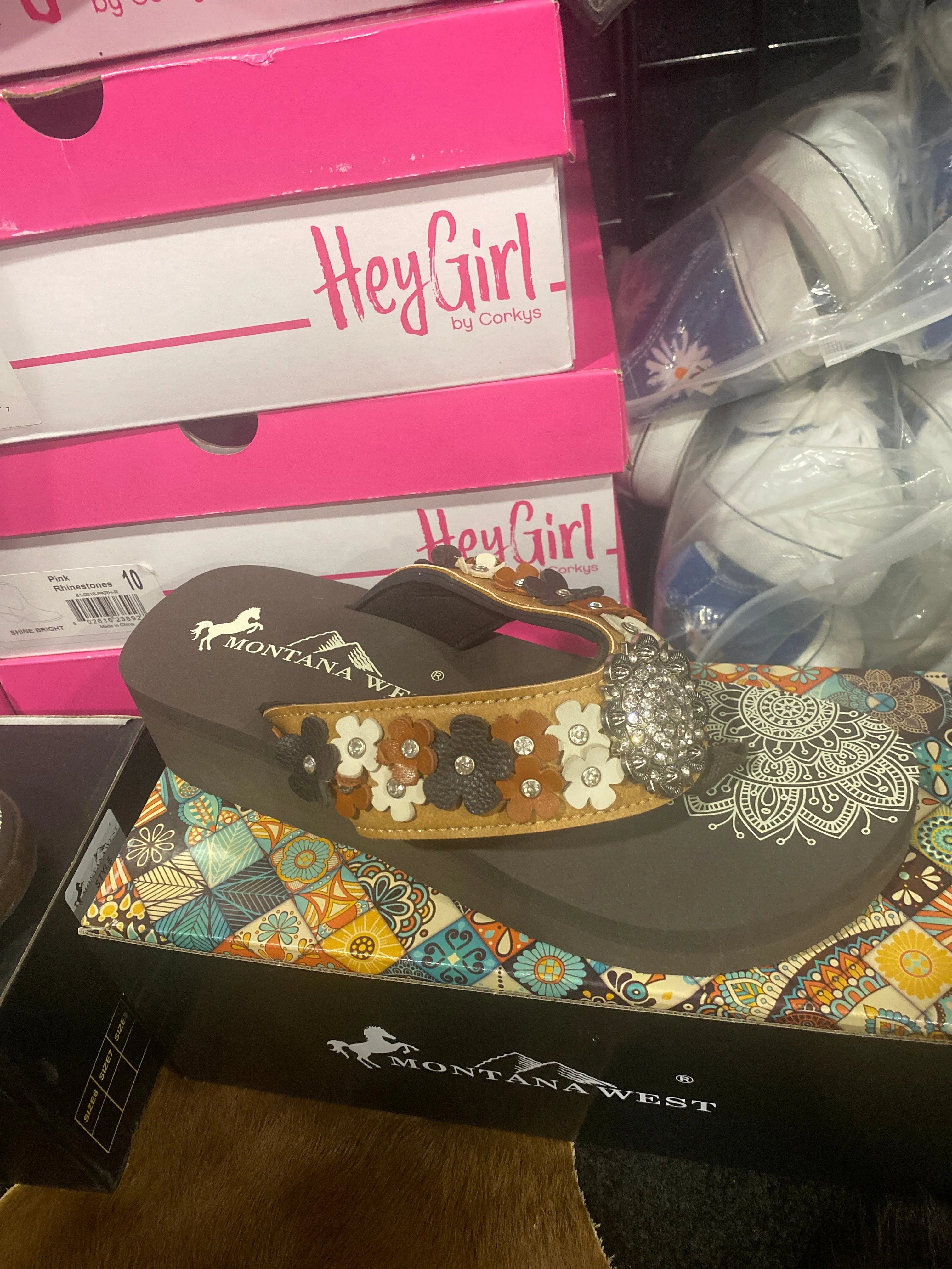 Montana West Wedge Flip Flops
