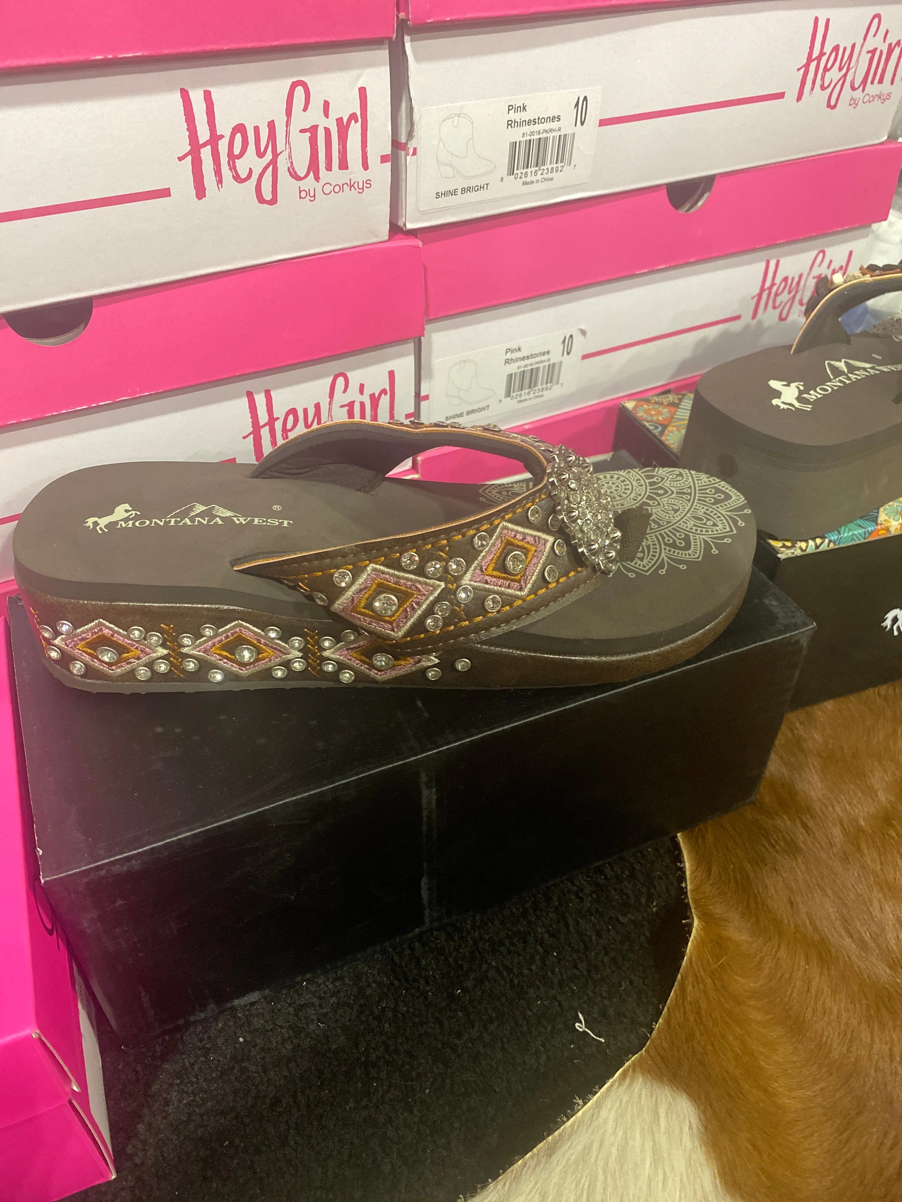 Montana West Wedge Flip Flops