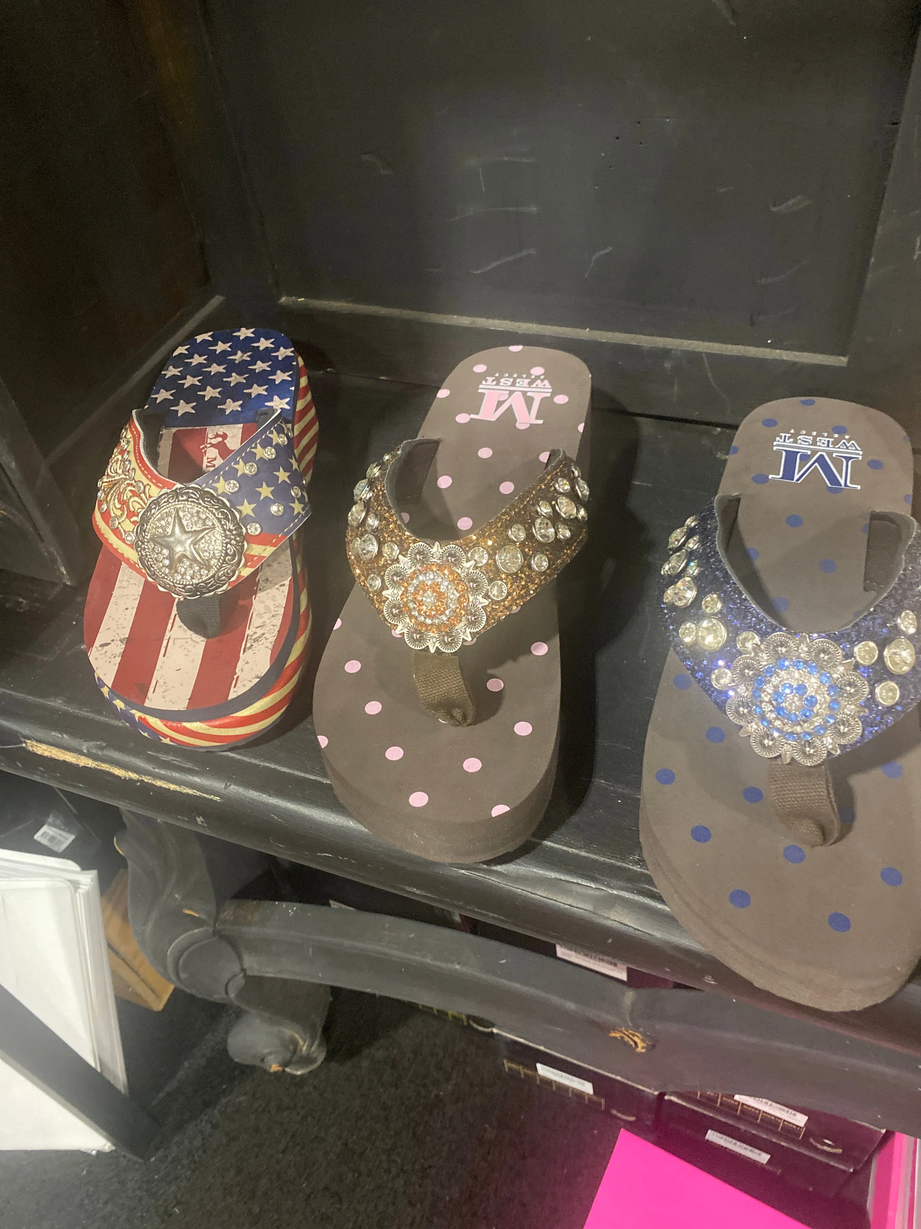 Montana West Wedge Flip Flops