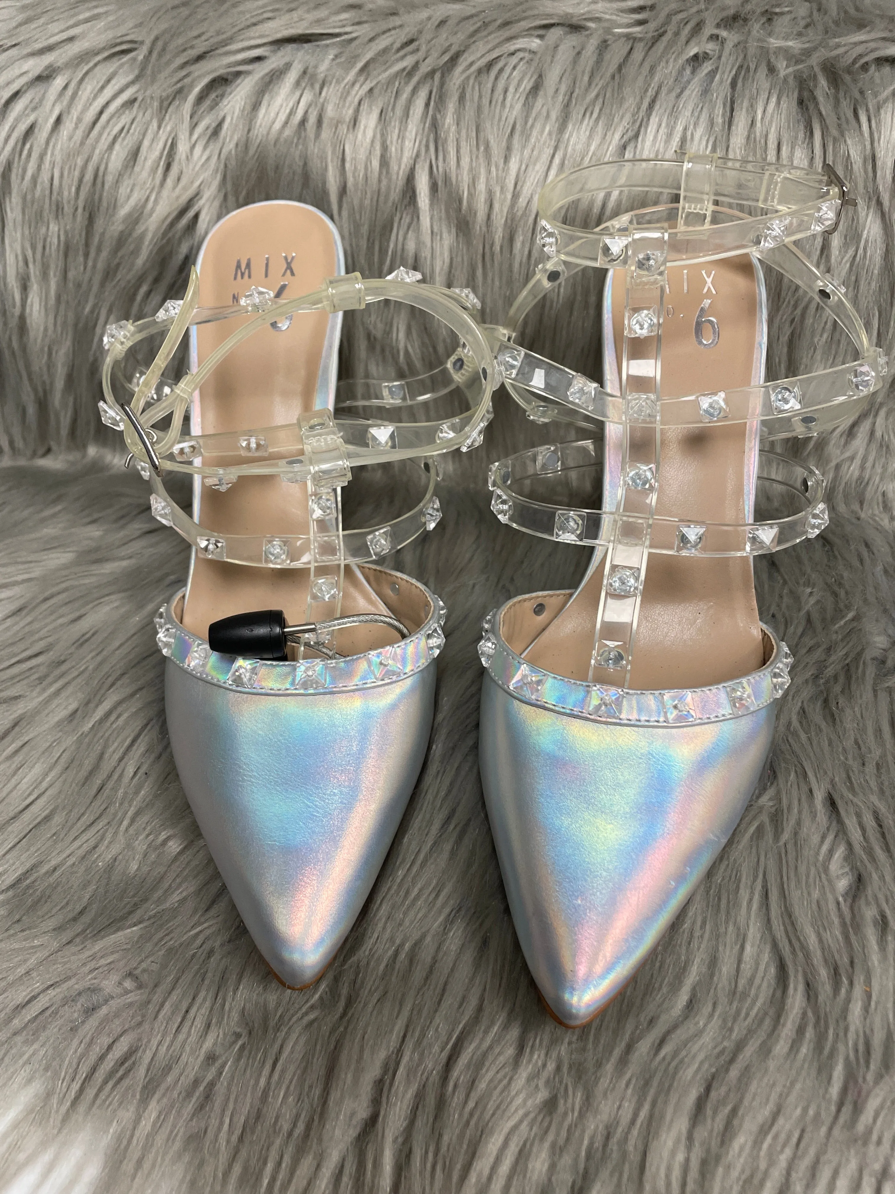 Multi-colored Shoes Heels Stiletto Mix No 6, Size 8