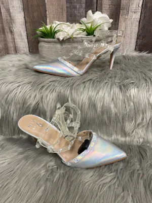Multi-colored Shoes Heels Stiletto Mix No 6, Size 8