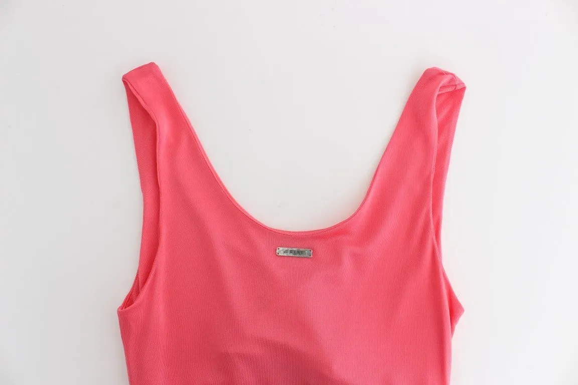 Multicolor Bodycon Viscose Dress