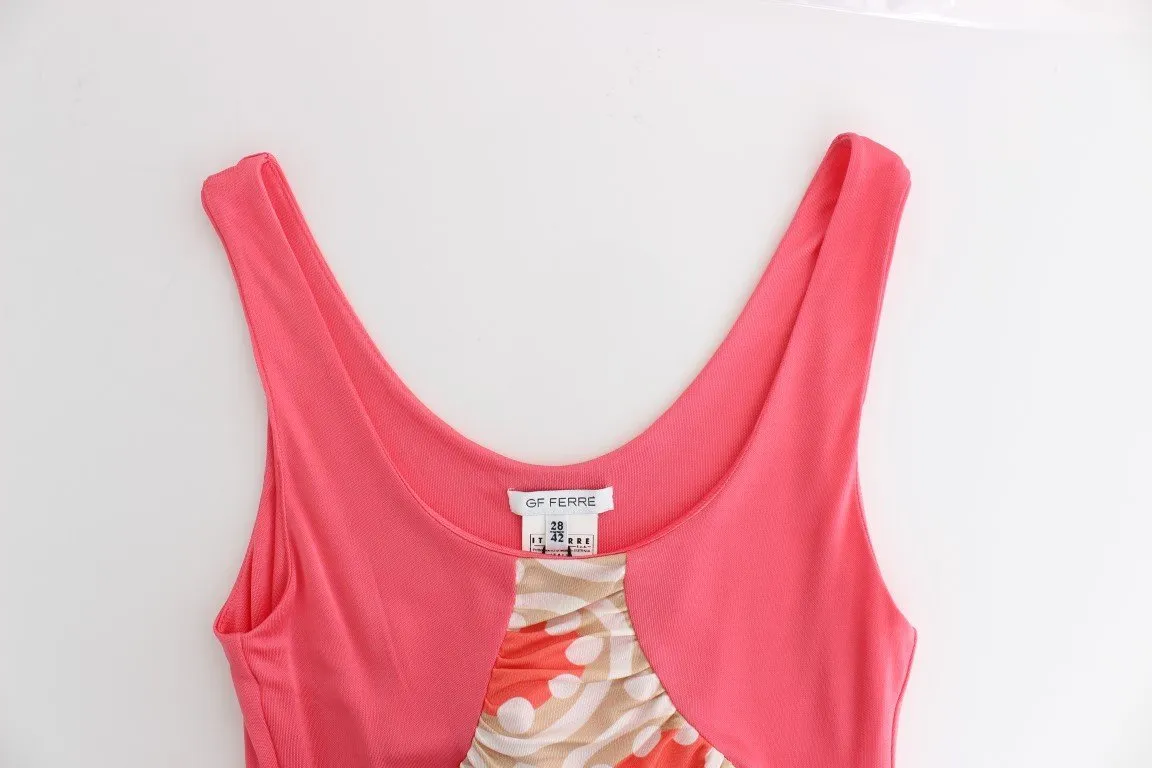 Multicolor Bodycon Viscose Dress
