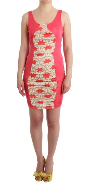 Multicolor Bodycon Viscose Dress