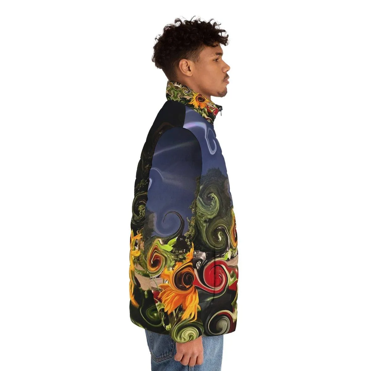 My Little Pedal Plucker Men's Puffer Jacket