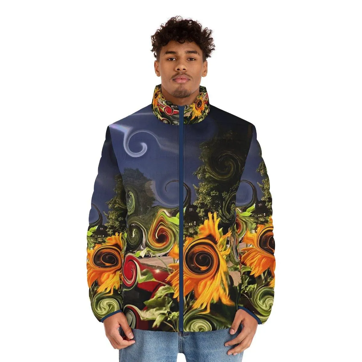 My Little Pedal Plucker Men's Puffer Jacket