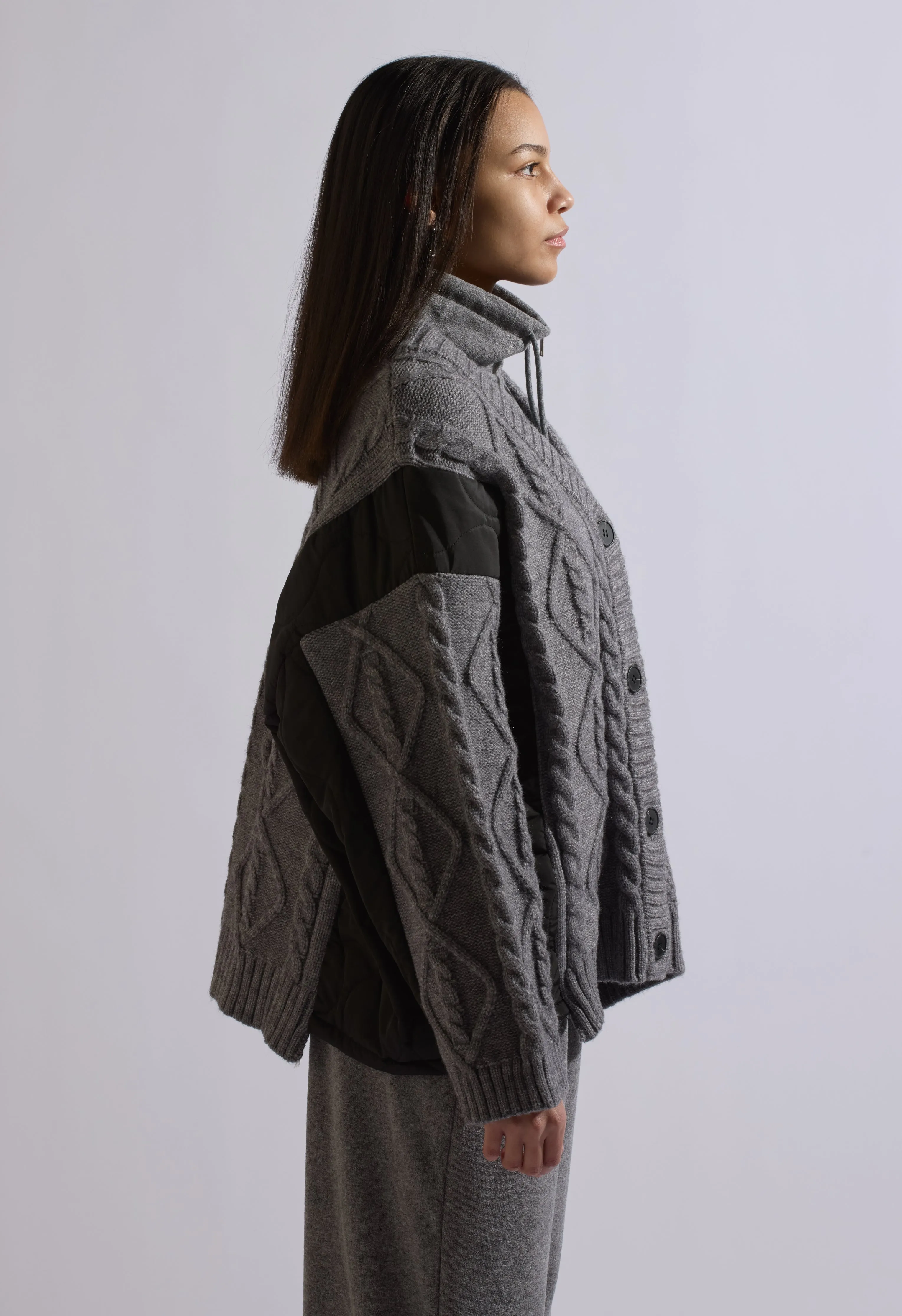 Napier Cableknit Cardigan