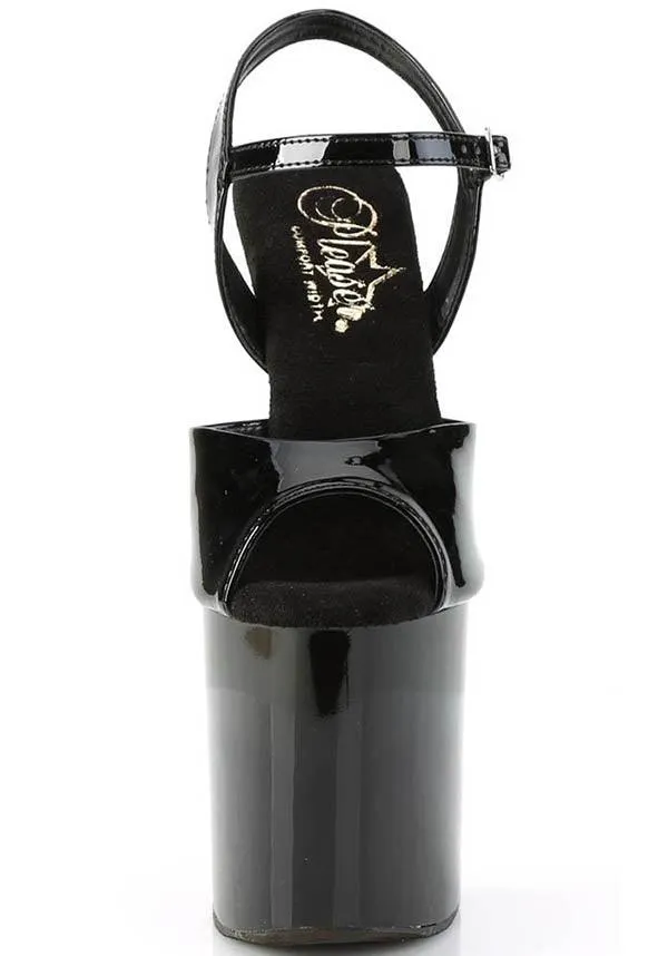 NAUGHTY-809 [Black Patent] | Platform Heels [IN STOCK]**