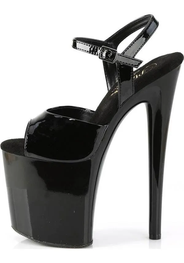NAUGHTY-809 [Black Patent] | Platform Heels [IN STOCK]**