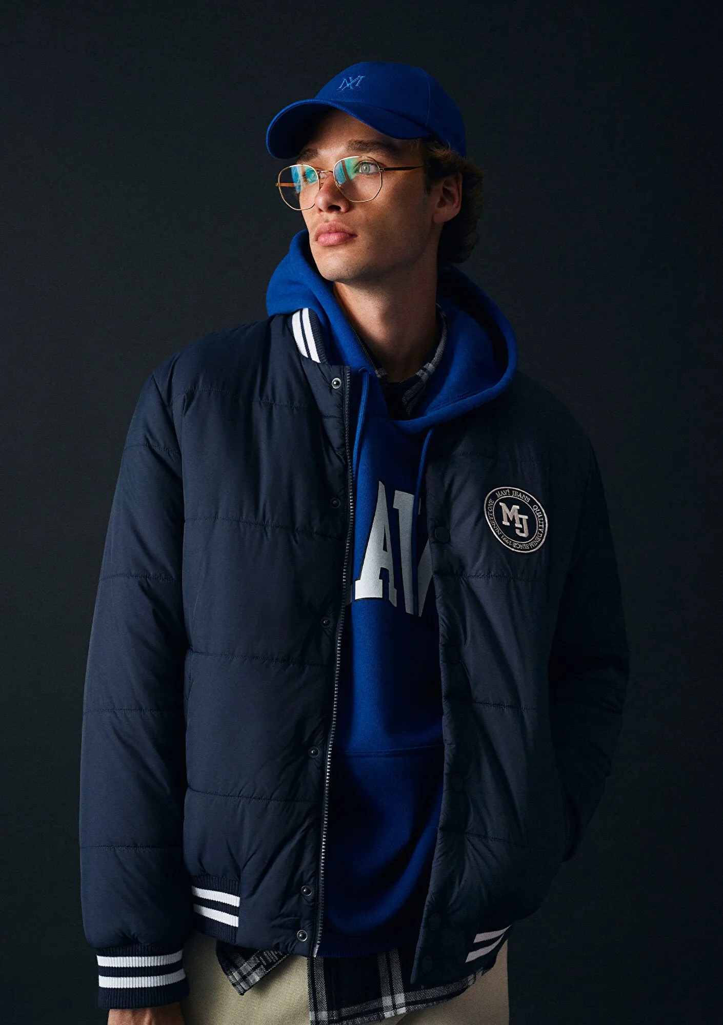Navy Bomber Jacket