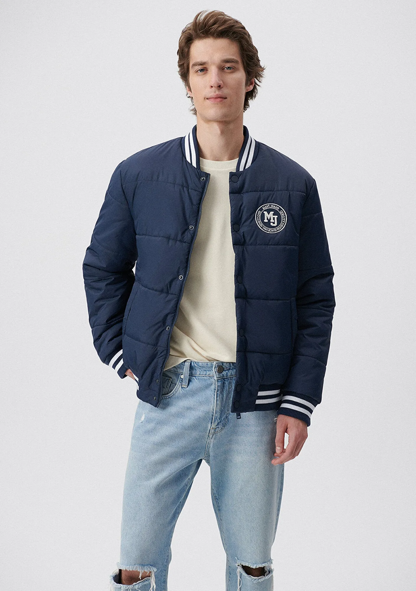 Navy Bomber Jacket