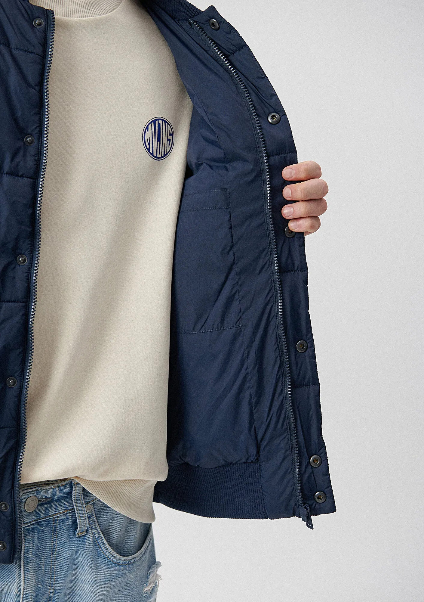 Navy Bomber Jacket